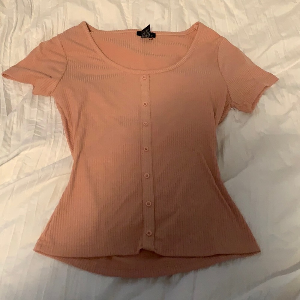 Pink baby tee